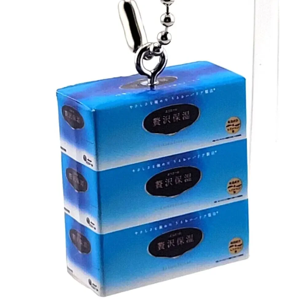 Elleair Luxury Moisturizing Tissue - Bandai Blue Mini Box Charm